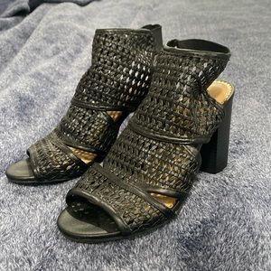 Lauren Conrad black platforms heels